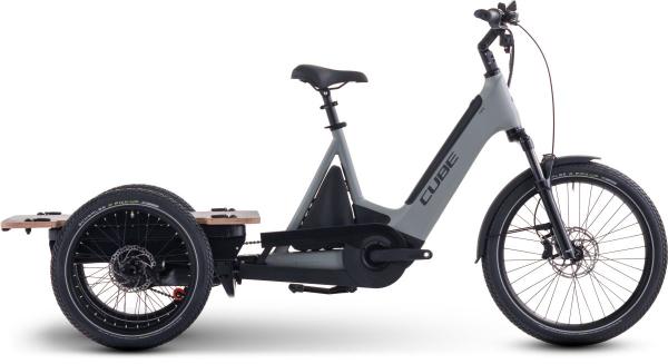 Cube Trike Flatbed Hybrid 750 swampgrey'n'reflex Gr&ouml;&szlig;e: 24" / 20": ONE SIZE