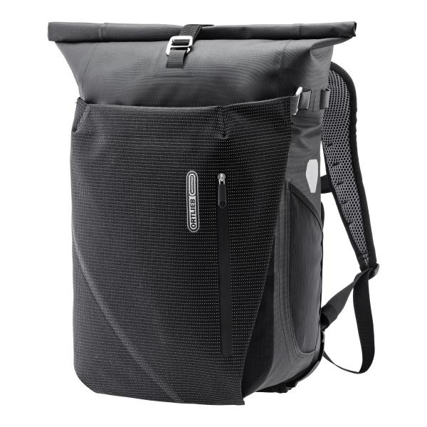 ORTLIEB Vario High-Vis black reflective
