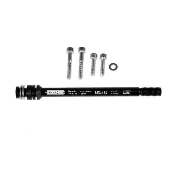 ORTLIEB THRU AXLE M6-CONNECTOR black