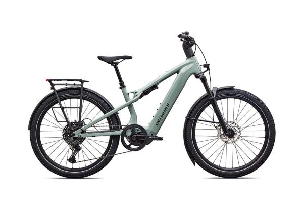 Specialized Turbo Vado 3 X 4.0 GLOSS AGAVE GREY / OAK GREEN METALLIC / BRUSHED CHROME DECAL S