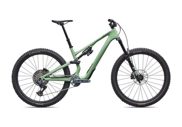 Specialized Stumpjumper 15 EVO Expert  - FACT 11m carbon, FOX Performance Elite w/ GENIE, GX Eagle AXS GLOSS PISTACHIO / DARK MOSS GREEN S2