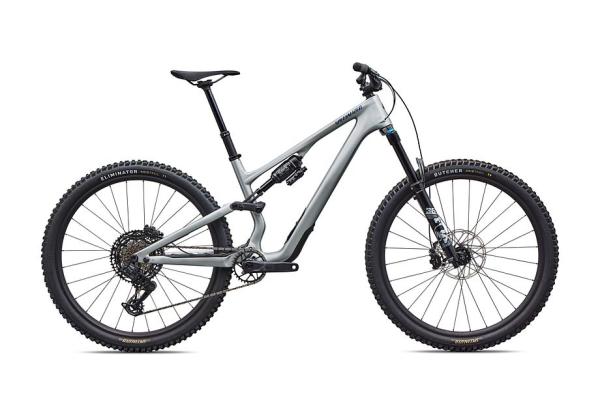 Specialized Stumpjumper 15 EVO Comp  - FACT 11m carbon, FOX Performance w/ GENIE, S1000 Eagle AXS GLOSS SHADOW SILVER / MAJESTY BLUE METALLIC S6