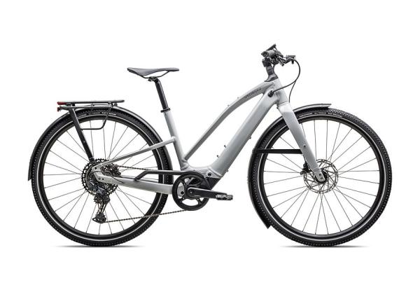 Specialized Turbo Vado SL 2 5.0 Step-Through EQ Gloss Dove Gray / Cool Grey Frost S