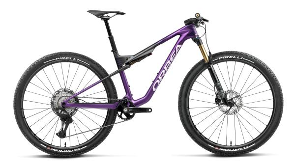 Orbea OIZ M-PRO XL Royal Plum - Diamond Black Carbon View (Matt)