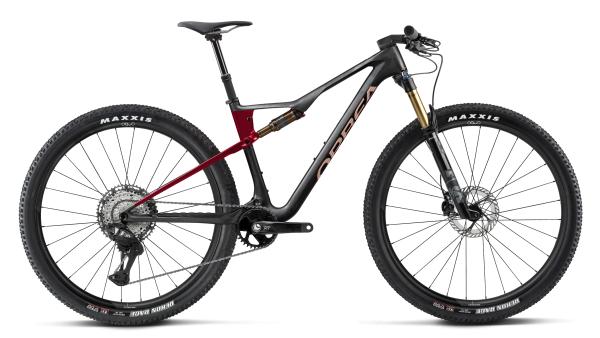 Orbea OIZ M-PRO S Diamond Carbon View (Matt) - Cherry Red (Gloss)