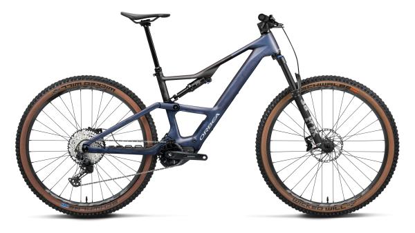 Orbea RISE SL M20 420W L Tanzanite Carbon View - Carbon Raw Matt