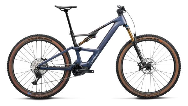 Orbea RISE SL M10 630W L Tanzanite Carbon View - Carbon Raw Matt