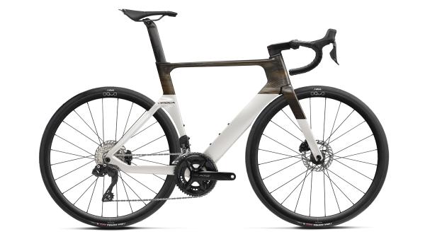 Orbea ORCA AERO M30iLTD 53 Golden White (Gloss) - Carbon Raw (Matt)