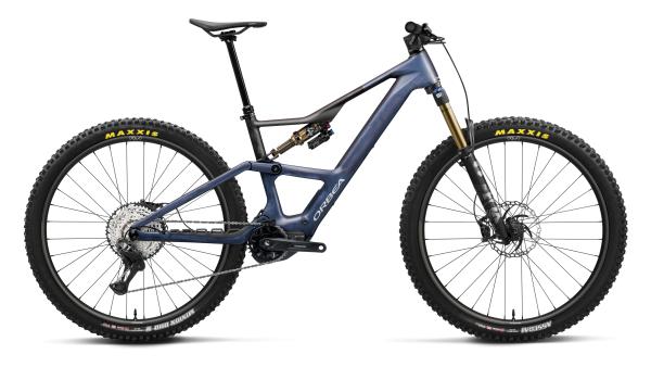 Orbea RISE LT M10 630W M Tanzanite Carbon View - Carbon Raw Matt