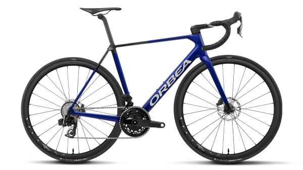 Orbea ORCA M21eTEAM 55 Cobalt Blue - Carbon Raw (Matt)