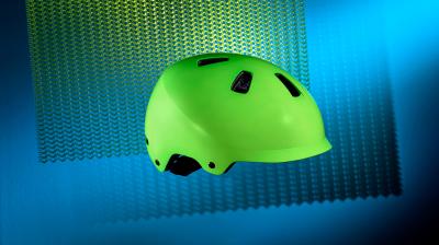Bontrager Helm Bontrager Jet WaveCel Youth Black/Volt CE Produktbild 6