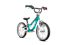 Woom GO 1+ Metallic Turquoise 14  mit Trittbrett