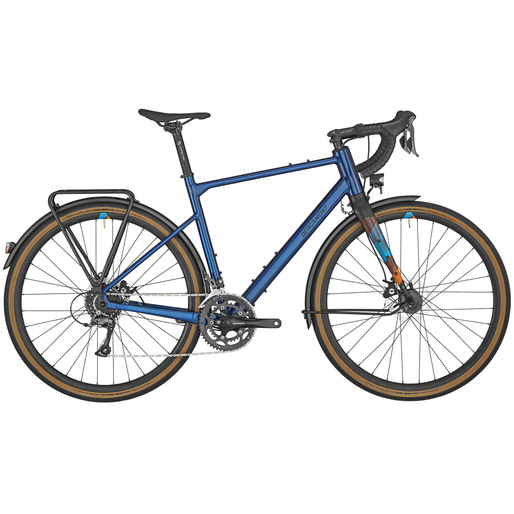 Bergamont Grandurance RD 3 blue - shiny mirror blue - 49 cm